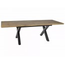 Стол обеденный SIGNAL XAVIERO II дуб артизан/черный 160-240/90